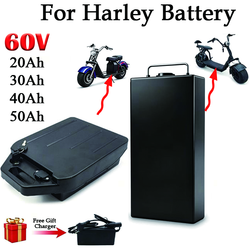 60V 50Ah Electric Scooter Battery - Für Harley-Batterie 60V 20Ah 30Ah 40Ah