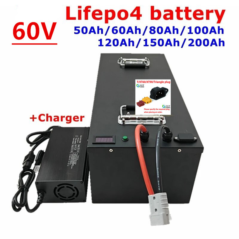 60V 50Ah Electric Scooter Battery - 60V 50Ah 100Ah LiFePO4 Akku-Pack mit