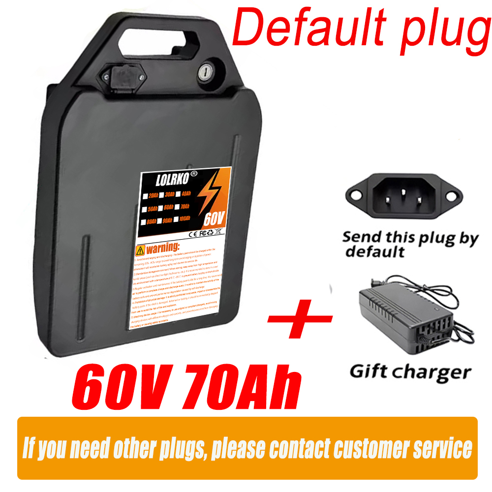 60V 50Ah Electric Scooter Battery - Lithium-Batterie für Elektrofahrzeuge 60V 20Ah 50Ah
