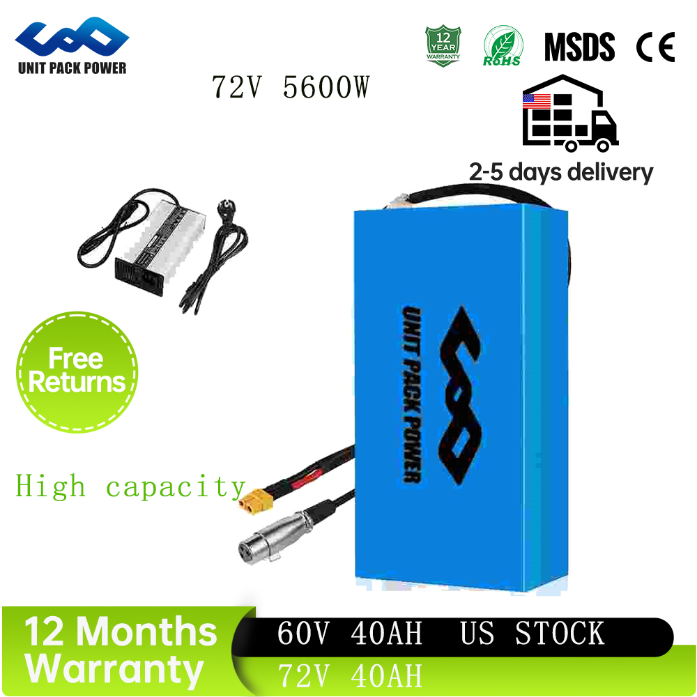 72V 40Ah Lifepo4 Battery Pack - 48V 40Ah 60V 72V E-Bike Akku-Pack