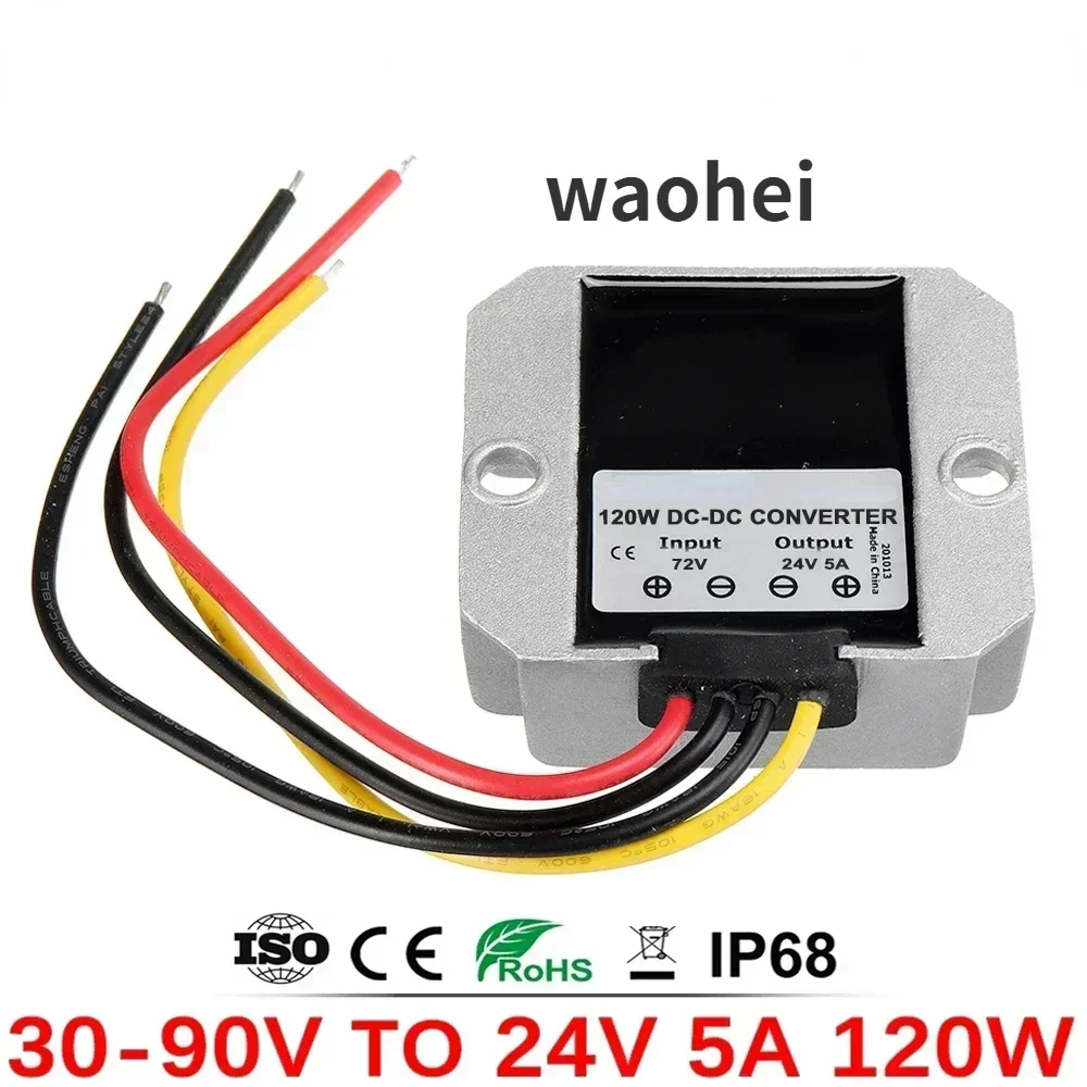 DC DC Buck Wandler 30-90V 60V  – 72V 15A Fast Charger Bewertung und Preis