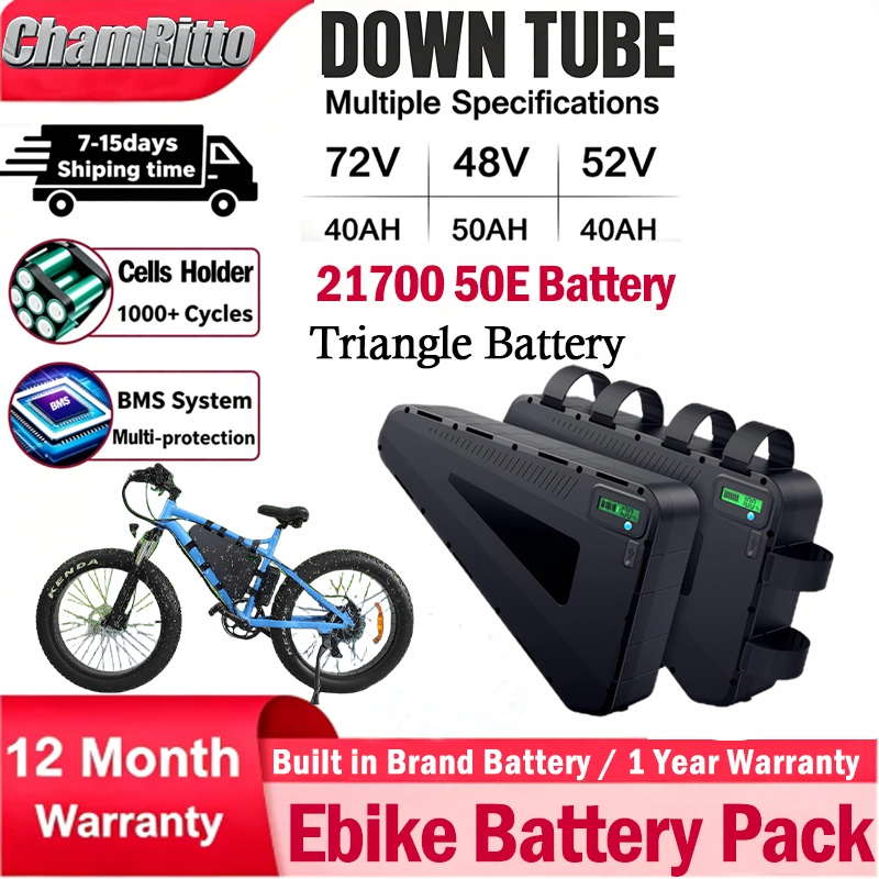 Elektrofahrrad 60V 72V Dreieck – 72V 50Ah 21700 Lithium Battery Bewertung und Preis