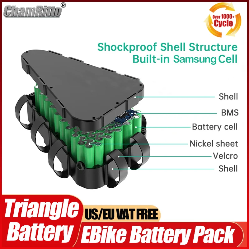 Elektrofahrrad 60V 72V Dreieck – 72V 50Ah 21700 Lithium Battery Bewertung und Preis