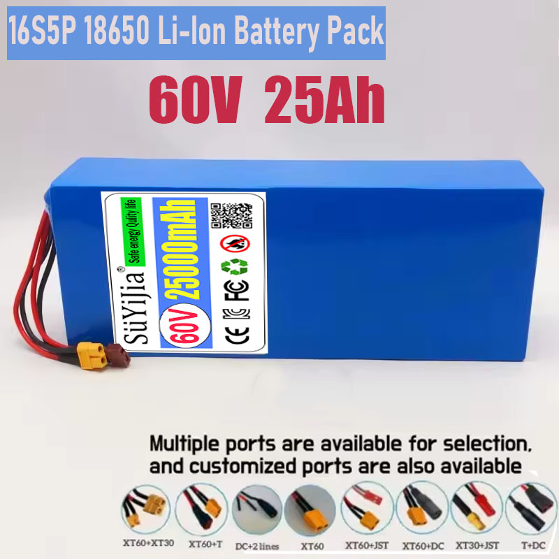 16S5P 60 V Akku 25 Ah 18650 Li – 60V 50Ah Electric Scooter Battery Bewertung und Preis