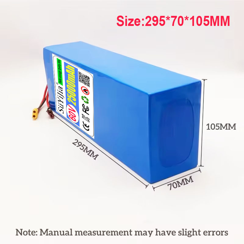 16S5P 60 V Akku 25 Ah 18650 Li – 60V 50Ah Electric Scooter Battery Bewertung und Preis