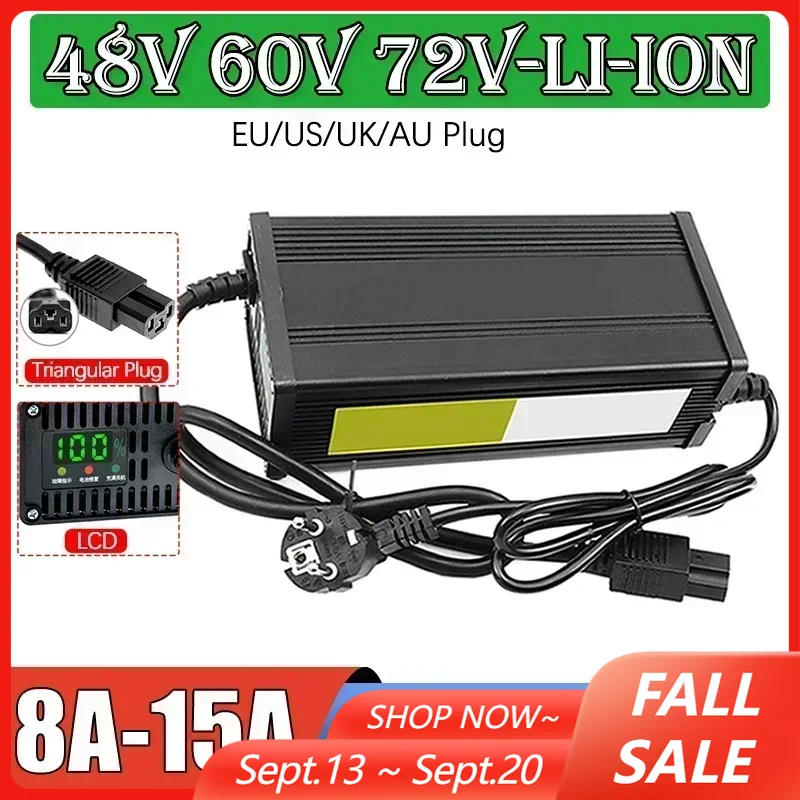 48V 60V 72V Elektrofahrzeug Li – 72V 15A Fast Charger Bewertung und Preis